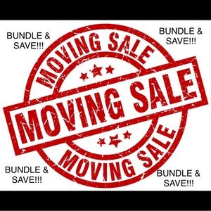 Red Moving Sale Sign